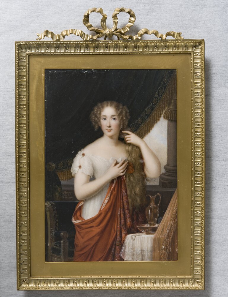 9mc06-TA-2019_Torino, Museo Civico d'Arte Antica - Palazzo Madama, F. Charrin, Giovane donna alla toeletta, inv. 519