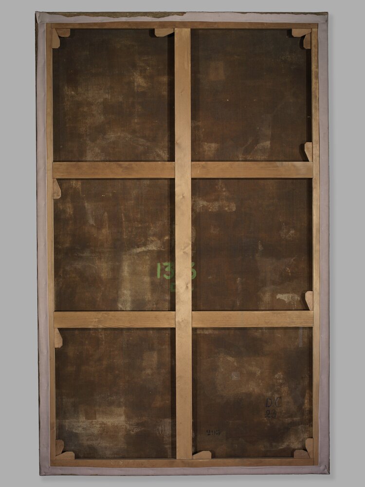 Moncalieri, Castle, Knight, inv. 295, verso - after restoration