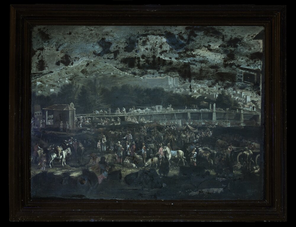 Moncalieri, Castello, P. Bolckman, Moncalieri Market - UV analysis