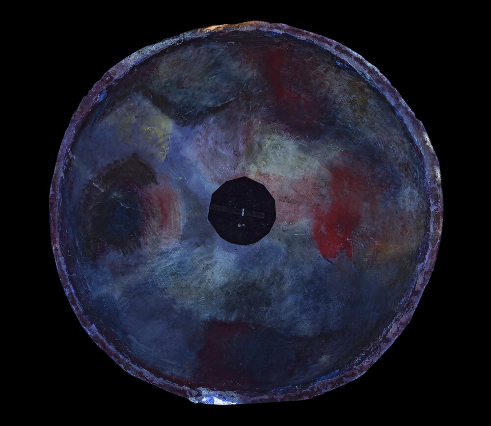 Torino, Galleria d'Arte Moderna e Contemporanea (GAM), L. Mainolfi, La campana, inv. S-473 - analisi UV