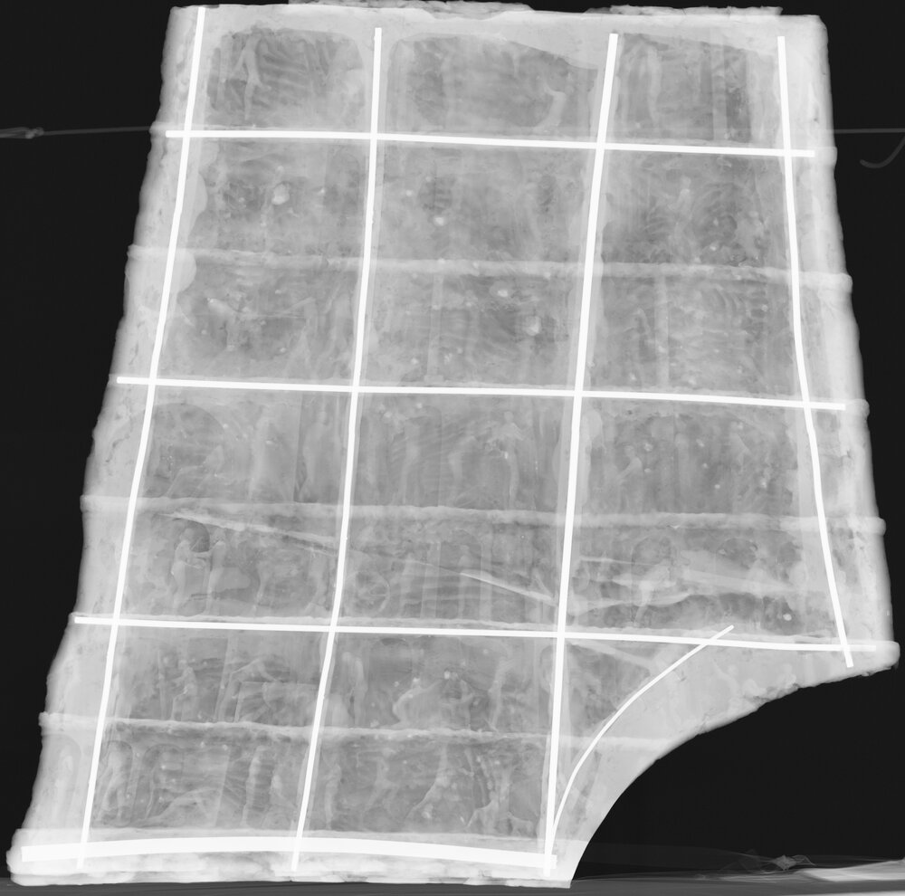 Torino, Galleria d'Arte Moderna e Contemporanea (GAM), L. Mainolfi, La campana, inv. S-473 - radiografia digitale RX