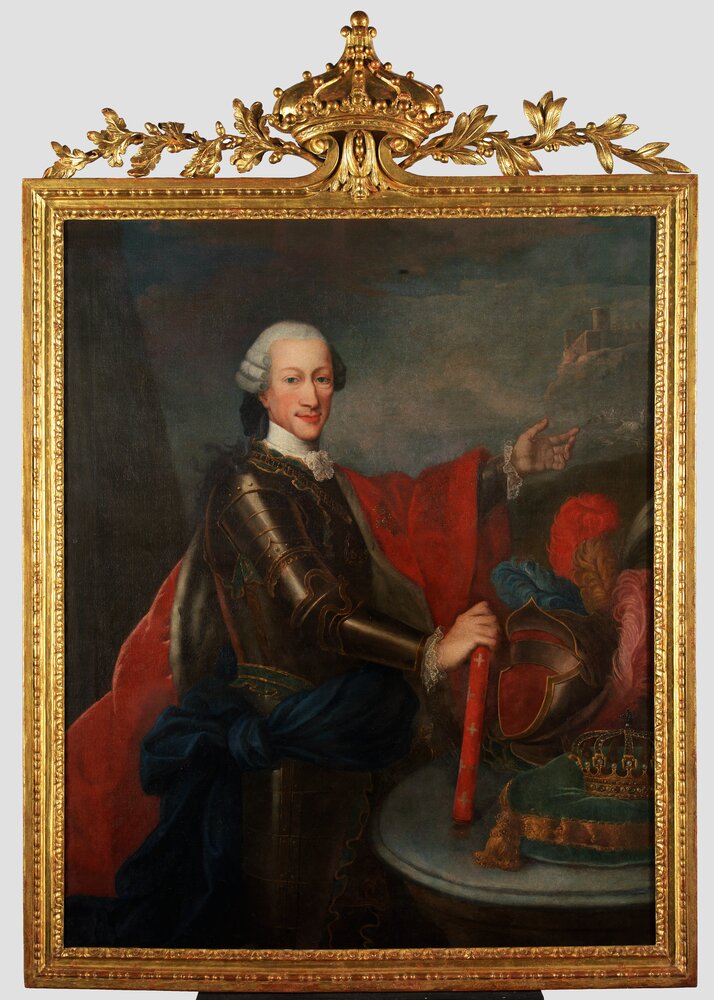 Venaria Reale, Reggia, G. Duprà (attr.), Ritratto di Vittorio Amedeo III, inv. R 5753 - dopo il restauro