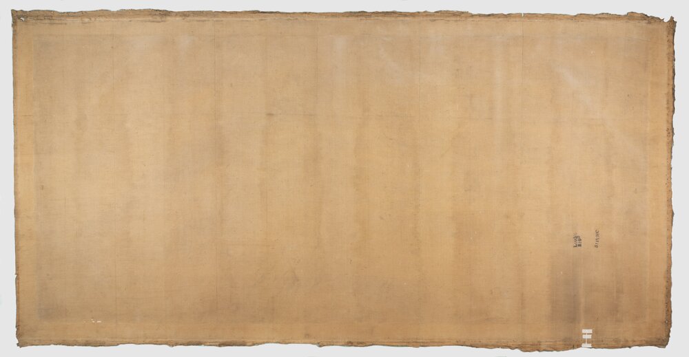 Verbania, Villa San Remigio, J. Negretti (Palma il Giovane), Celebrazione della battaglia di Lepanto, verso - prima del restauro