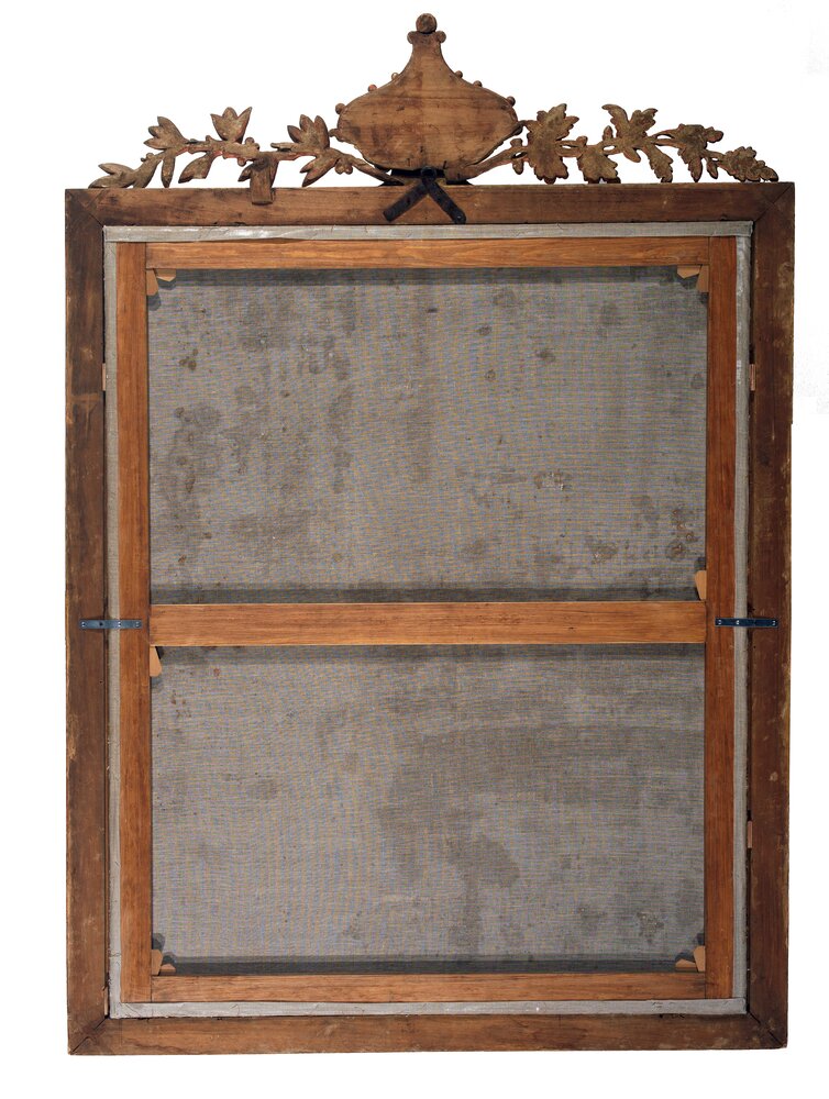 Venaria, Reggia, G. Duprà (attr.), Maria Antonia Ferdinanda di Borbone, inv. R 5752, verso - dopo il restauro