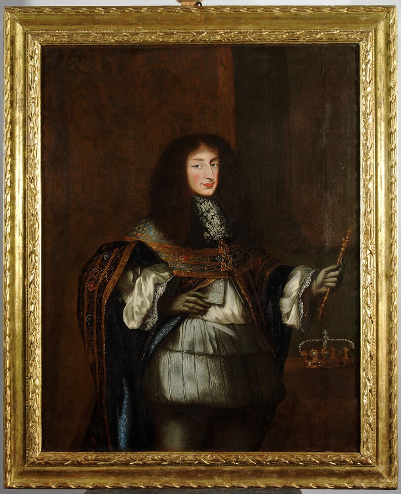 Venaria Reale, Reggia, Ritratto di Carlo Emanuele II, R 6467 - dopo il restauro