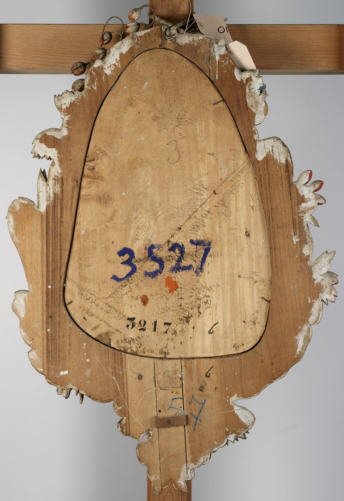 Nichelino, Palazzina di Caccia di Stupinigi, Ventola cinese, inv. 3218, verso - prima del restauro