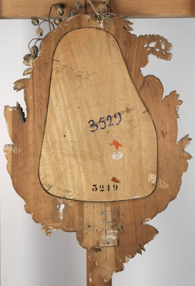 Nichelino, Stupinigi Hunting Lodge, Chinese Fan, inv. 3217, verso - before restoration