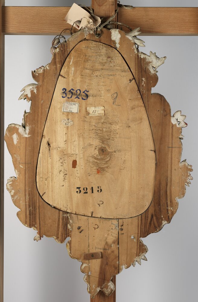 Nichelino, Palazzina di Caccia di Stupinigi, Ventola cinese, inv. 3220, verso - prima del restauro