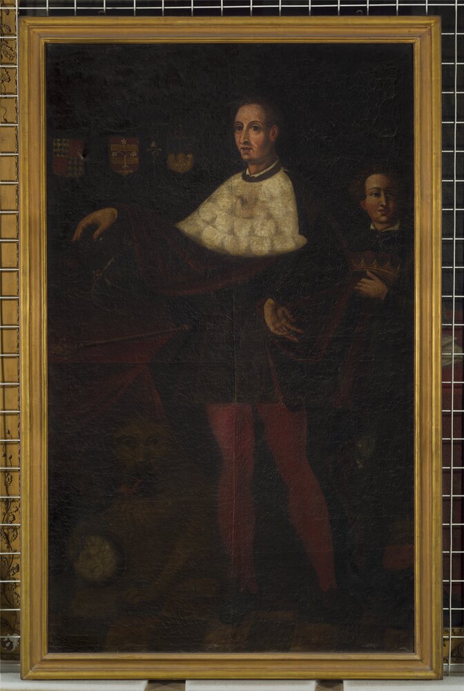 113mc02-TE-2021_Caravino, Castello di Masino (FAI), Ritratto di re Arduino, inv. SBAS TO 1594