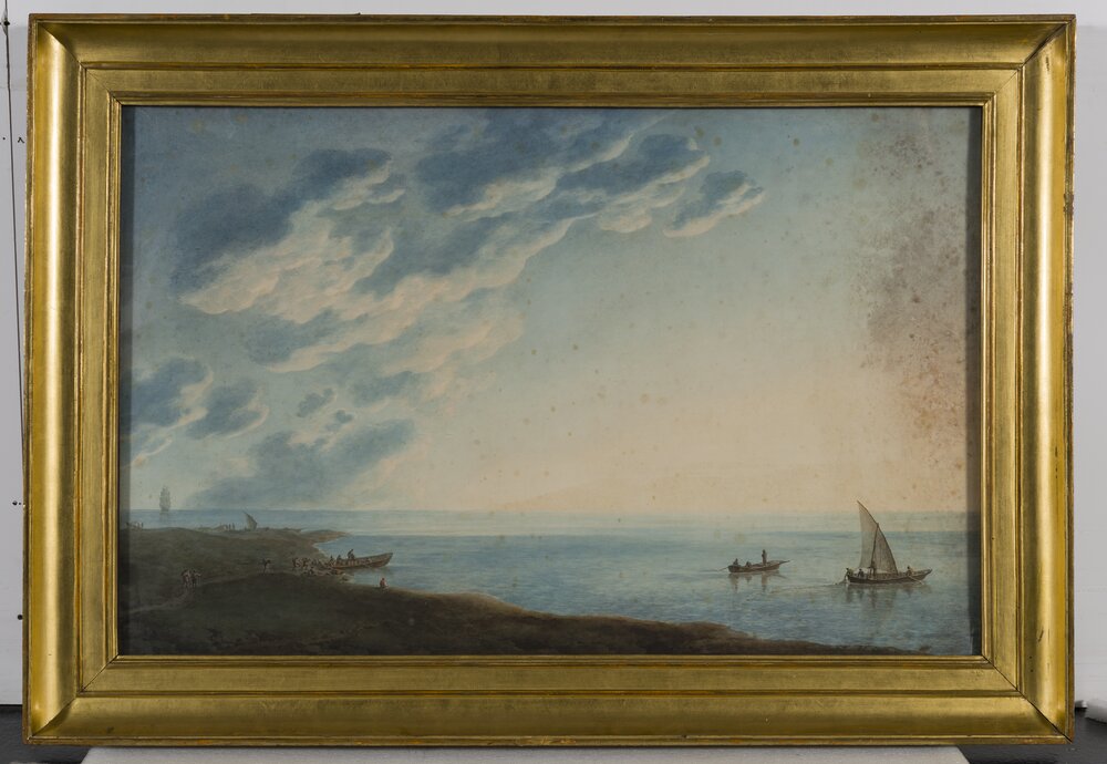 36-CF-2021_Torino, Palazzo Reale, G. P. Bagetti, Il mare allo spuntar della luna, inv. 3572