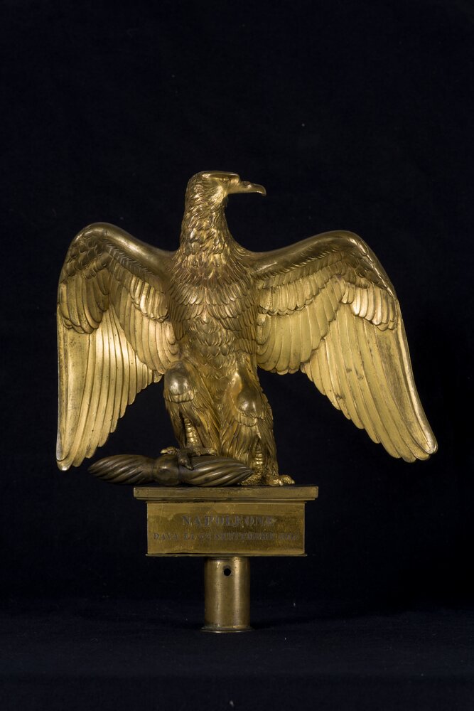 33mc01-CM-2021_Torino, Armeria Reale, 2 aquile reggibandiera, cat. O. 202-203