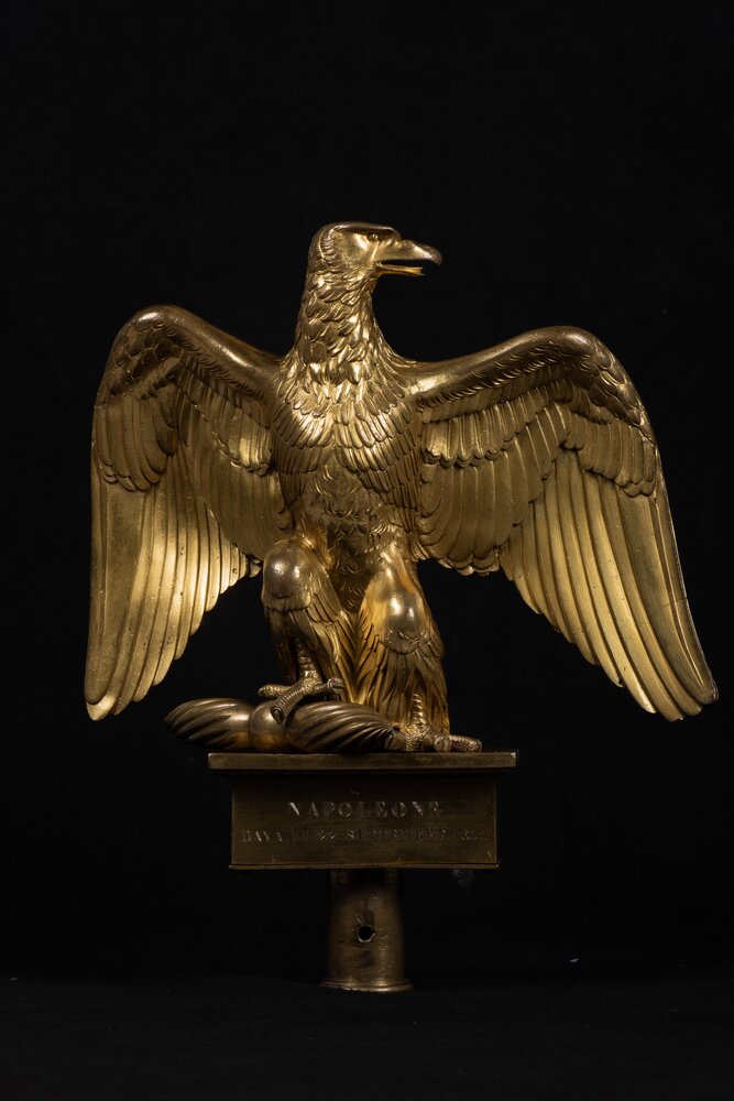 Torino, Armeria Reale, Aquile reggibandiera - dopo il restauro