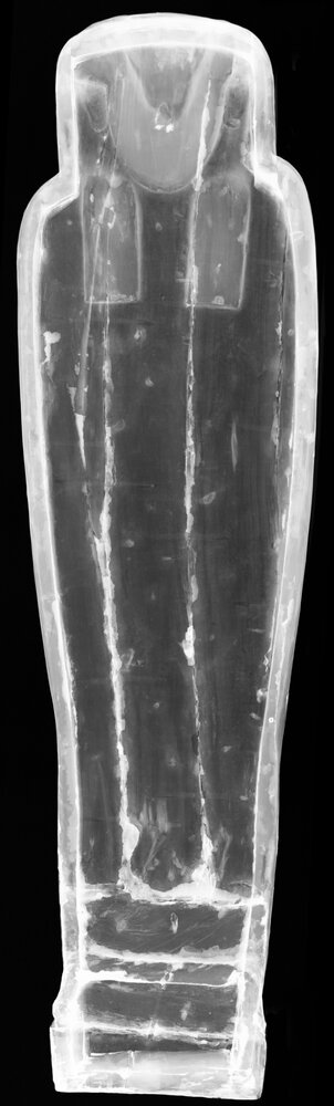 Torino, Museo Egizio, Sarcofago, cat. 2213 - radiografia digitale RX