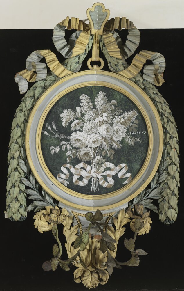 Hunting house of Stupinigi, Bonzanigo and Rapous, Fan inv. 2626 - during the restoration