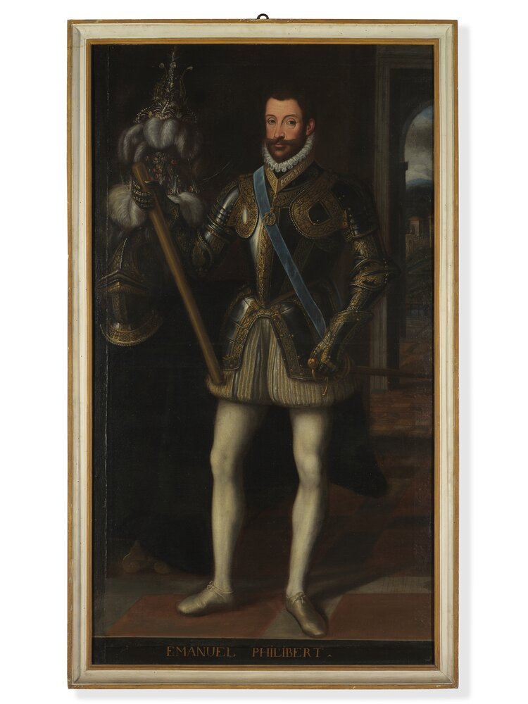 16-TE-2009_Venaria Reale, Royal Palace, Portrait of Emanuele Filiberto of Savoy, inv. R 5534 (ownership of Racconigi Castle) 