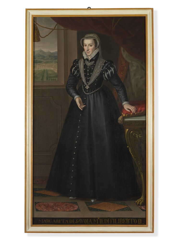 Venaria Reale, Royal Palace, Portrait of Margaret of Valois, inv. R 5530 - after restoration