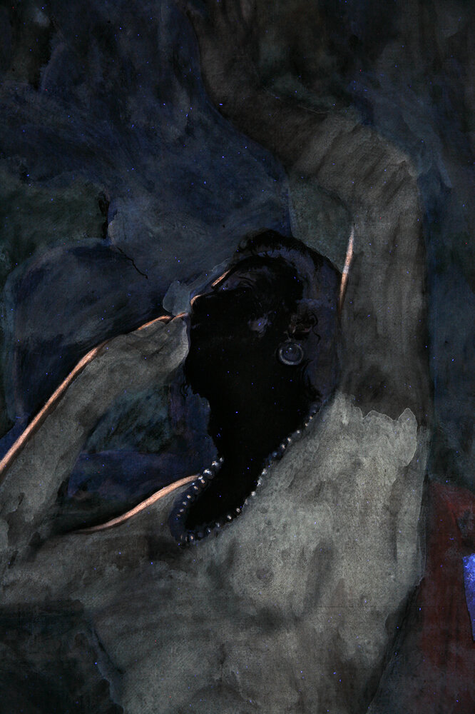 Moncalieri, Castello, F. Romero, Aspasia, inv. 5196 - analisi UV