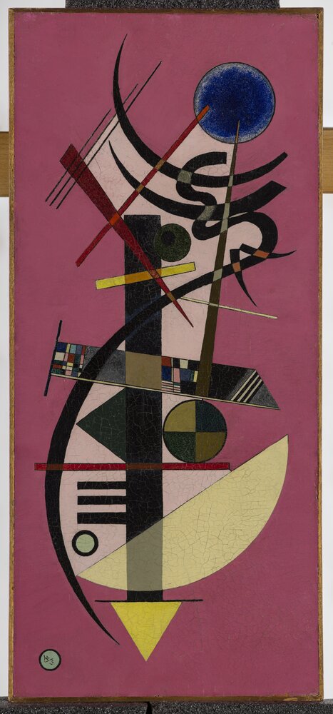 82-AC-2020_Bergamo, Galleria d’Arte Moderna e Contemporanea, V. Kandinskij, Spitz-Rund, inv. 91GC00174