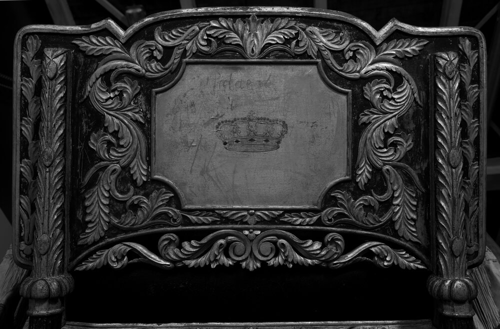 Nichelino, Stupinigi Hunting Lodge, J.A.E. Getting, Napoleonic gala sedan - infrared IR (950 nm)