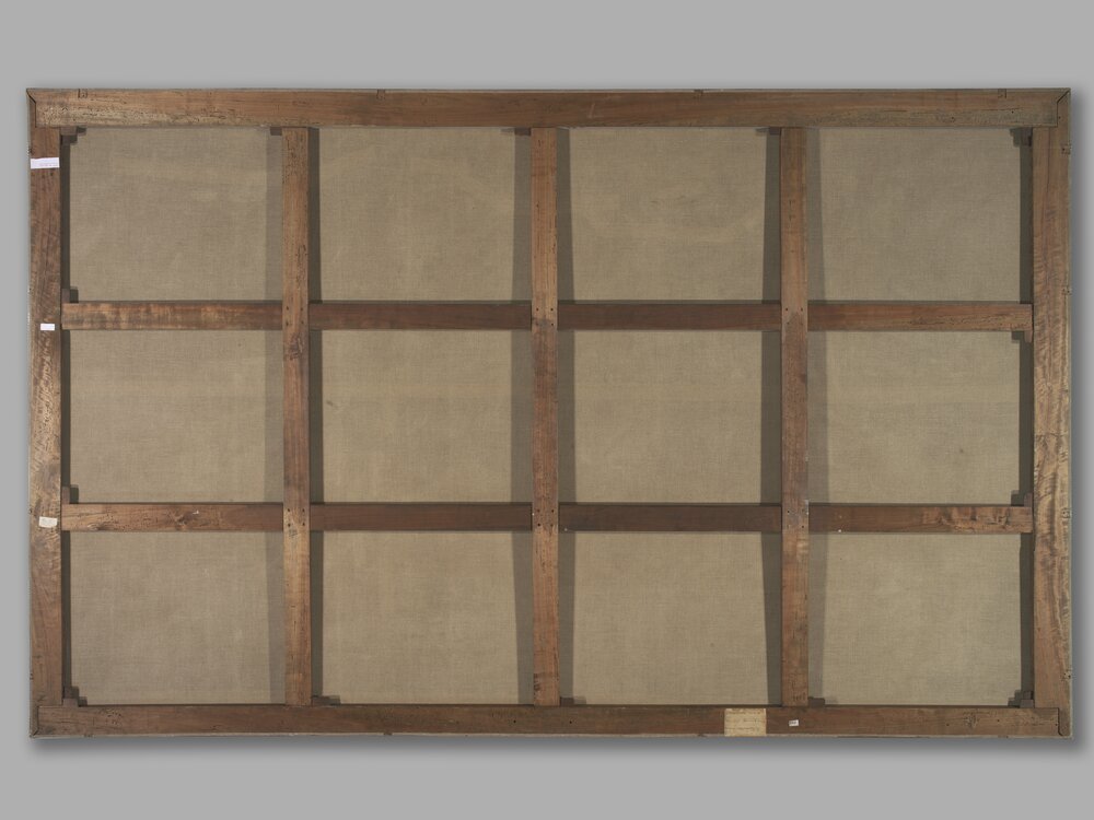 Venaria, Reggia, J. Miel, La Curea, inv. D 740 297, verso - before restoration