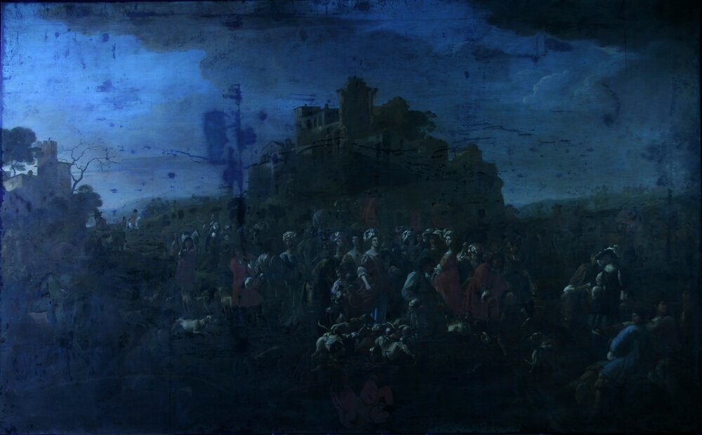 Venaria Reale, Reggia di Venaria, J. Miel, La Curea, inv. D 740 297 - UV analysis