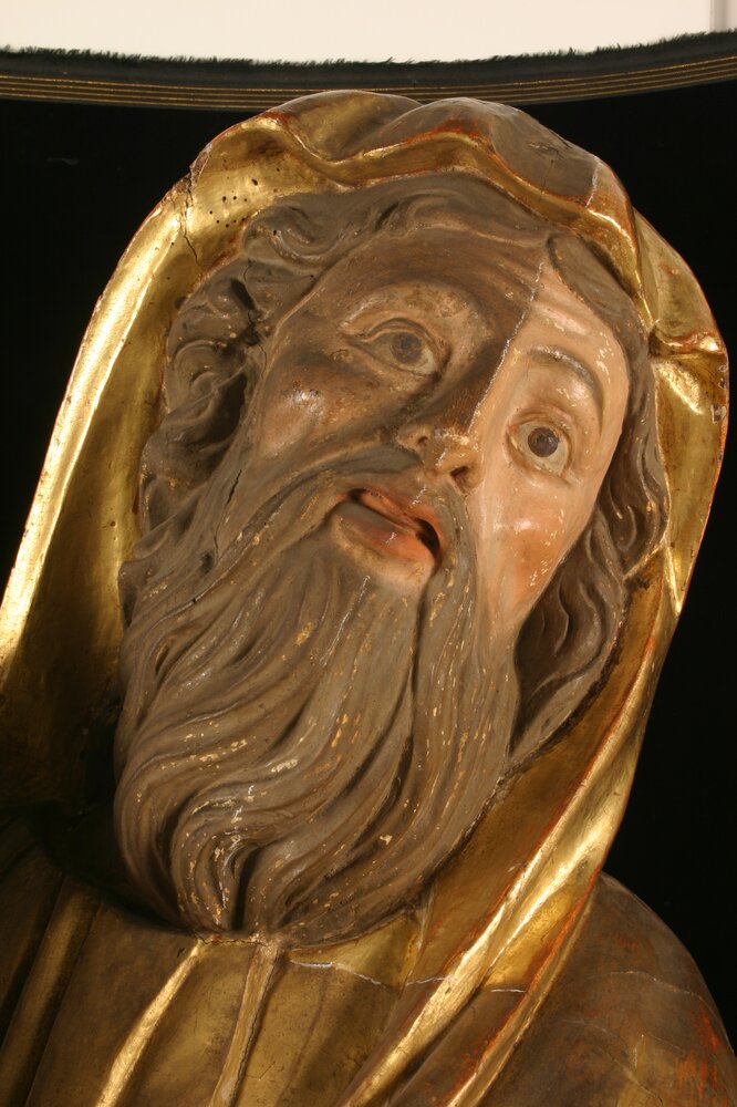 Turin, Galleria Sabauda, San Gioacchino, inv. sc. 248 - during the restoration