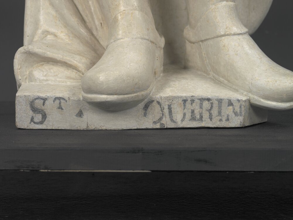 Venaria, Reggia, San Quirino - Saint warrior without helmet - after restoration