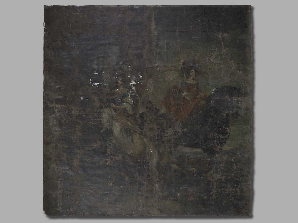 20-TE-2005_Venaria Reale, Reggia di Venaria, B. Caravoglia, Claudia Margherita Scaglia di Verrua marchesa del Marro and Ludovica Maria San Martino d'Agliè marchesa di San Maurizio (property of Castello di Racconigi)