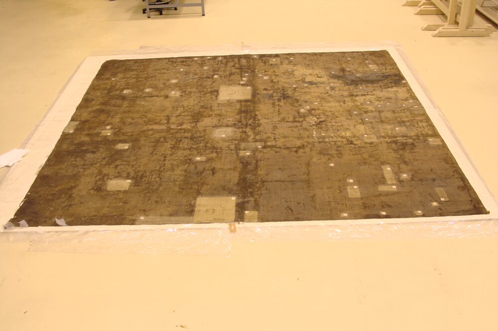 Venaria, Reggia, B. Caravoglia, Claudia Margherita Scaglia di Verrua marchesa del Marro e Ludovica Maria San Martino d'Agliè marchesa di San Maurizio, verso - durante il restauro