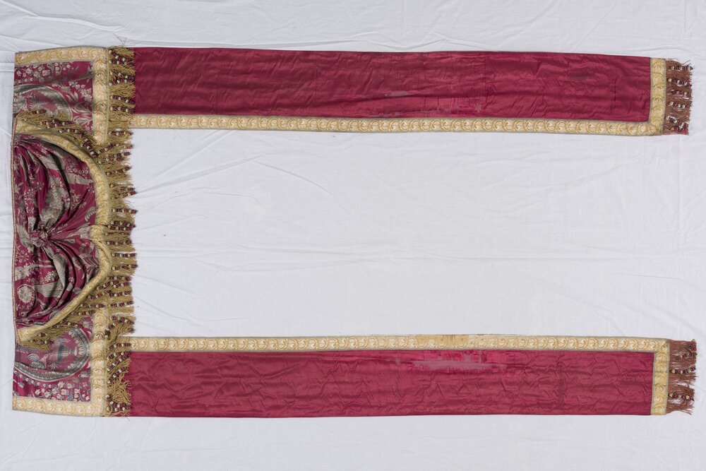 Caravino, Castello di Masino manufatti tessili - dopo il restauro