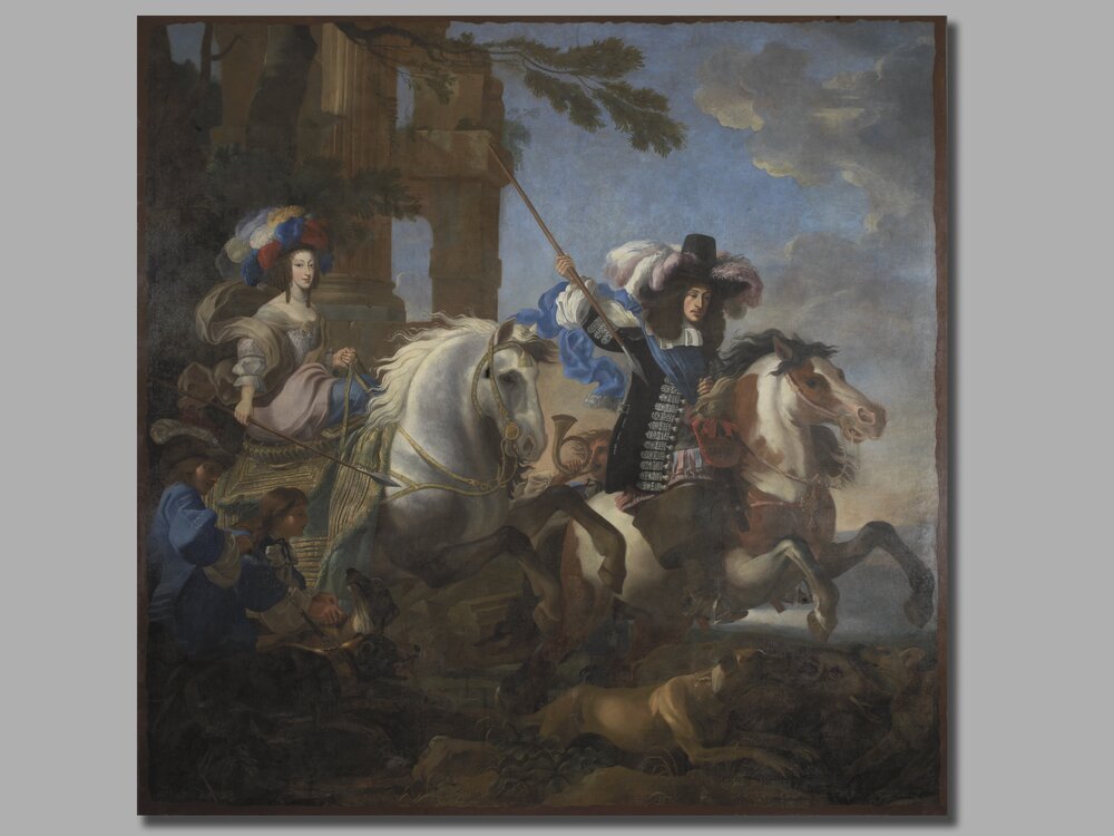 14-TE-2007_Venaria Reale, Royal Palace of Venaria, J. Miel, Henrietta Adelaide of Savoy and Ferdinand of Bavaria, inv. R 6382 (property of Racconigi Castle)