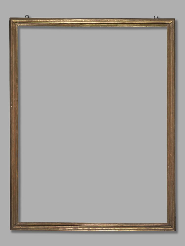 Torino, Palazzo Reale, C. Dauphin, Il Beato Amedeo distribuisce i suoi beni ai poveri, inv. 7043, cornice - prima del restauro