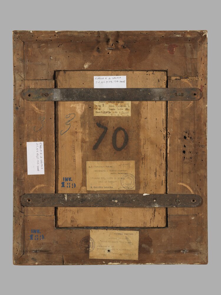 Galleria Sabauda, D. Ferrari, Portrait of Charles II of Savoy inv. 189, cat. 3 - after restoration