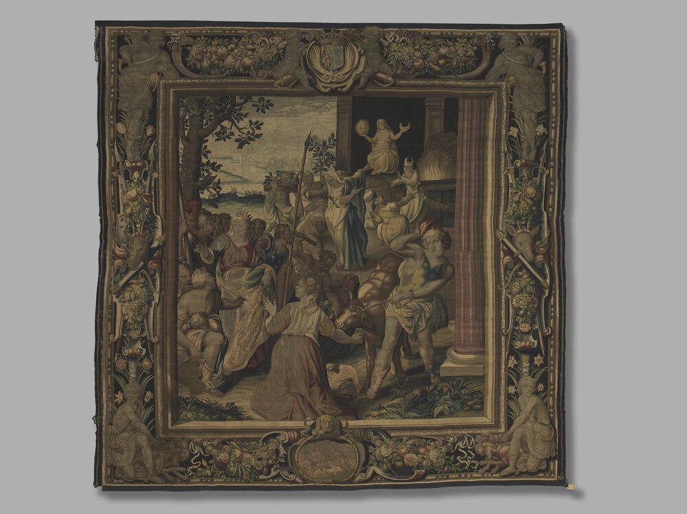 31-MT-2007_Turin, Royal Palace, P. De Maecht, Niobe insults the simulacrum of Latona (tape), inv. 5023