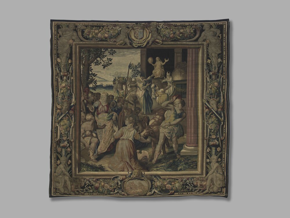 Turin, Palazzo Reale, Niobe insults the simulacrum of Latona, inv. 5023 - after restoration