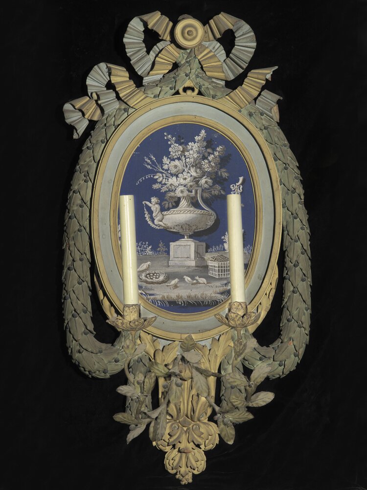 32-AL-2007_Nichelino, Palazzina di Caccia di Stupinigi, G. M. Bonzanigo (attr.), 2 Fans, inv. 5810, 3026