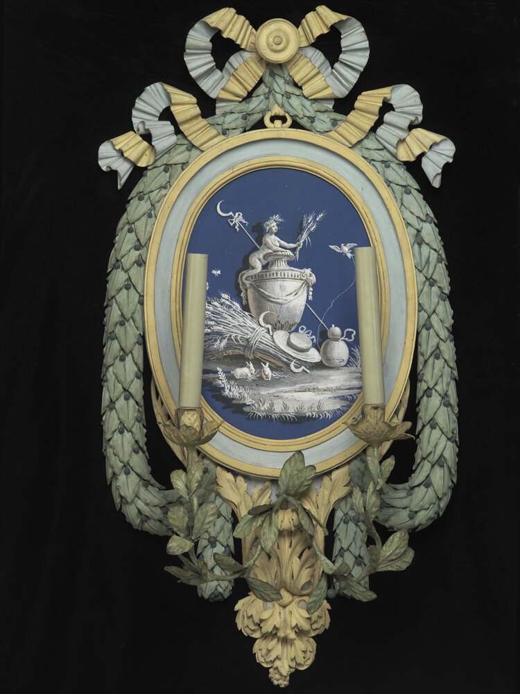 Hunting house of Stupinigi, coveted workshop G. M. Bonzanigo, Ventola inv. 5810 - after restoration