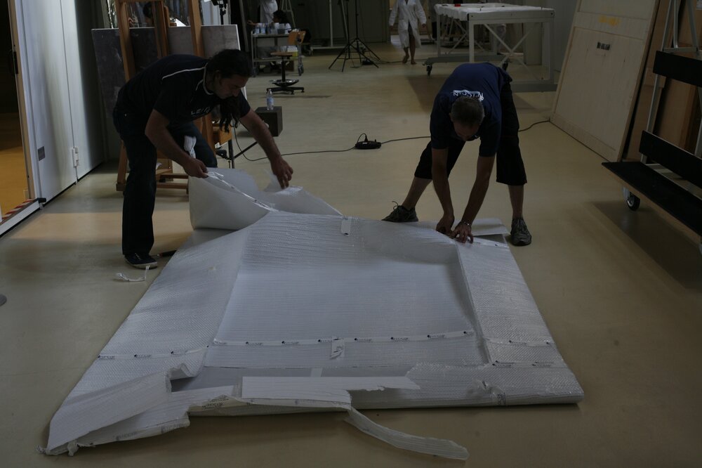 Venaria, Reggia, M. G. B. Clementi (Clementina), Ritratto equestre di Carlo Emanuele III - prima del restauro