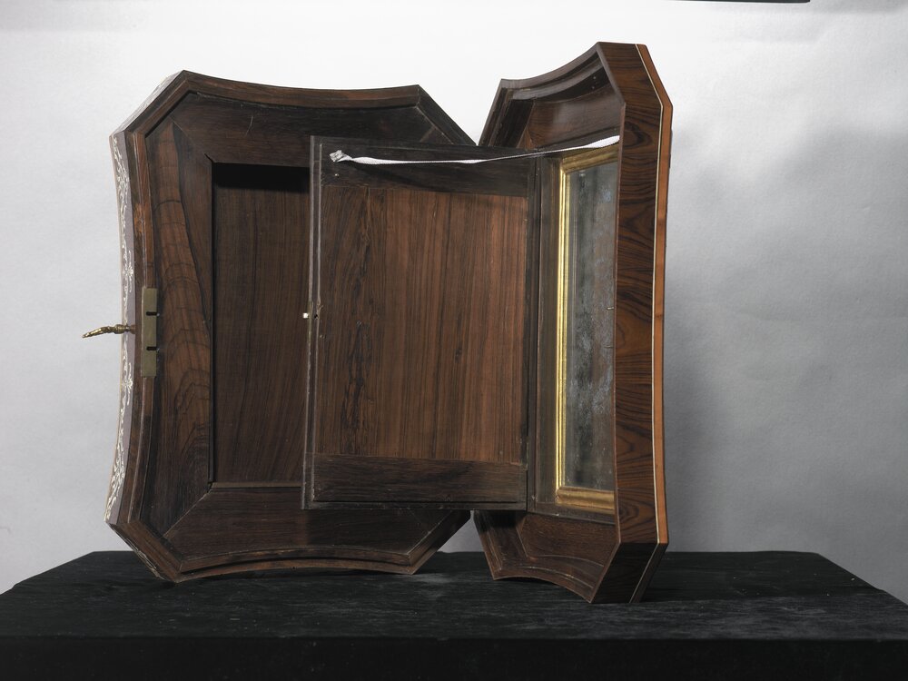 Venaria, Reggia, P. Piffetti, Toilet box - before restoration