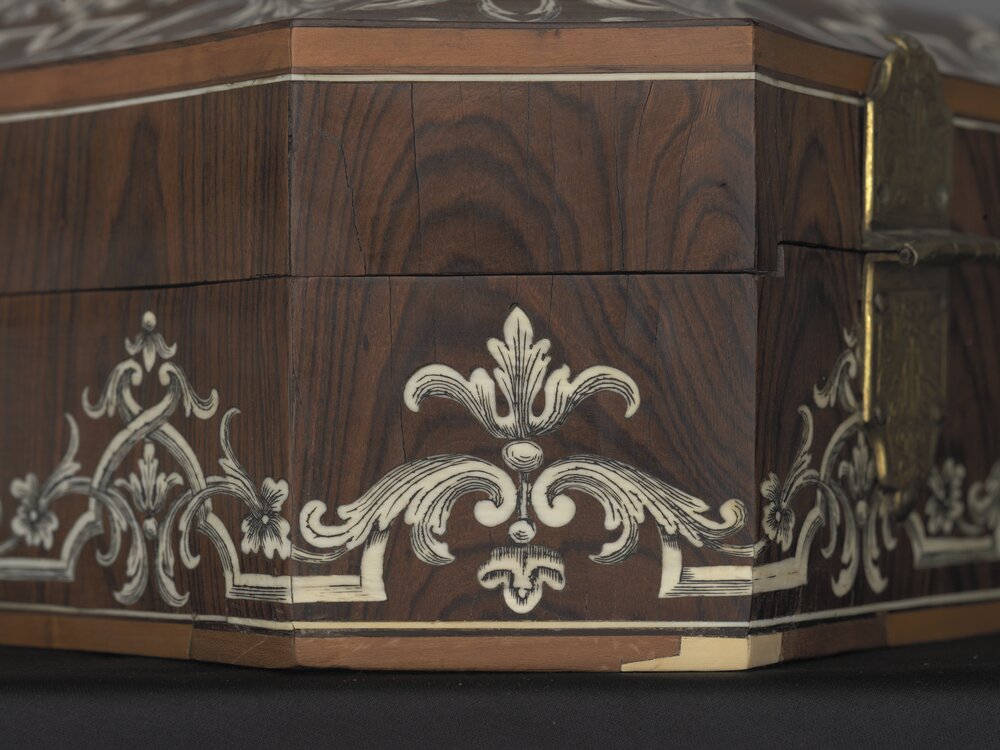 Venaria, Reggia, P. Piffetti, Toilet box - during the restoration