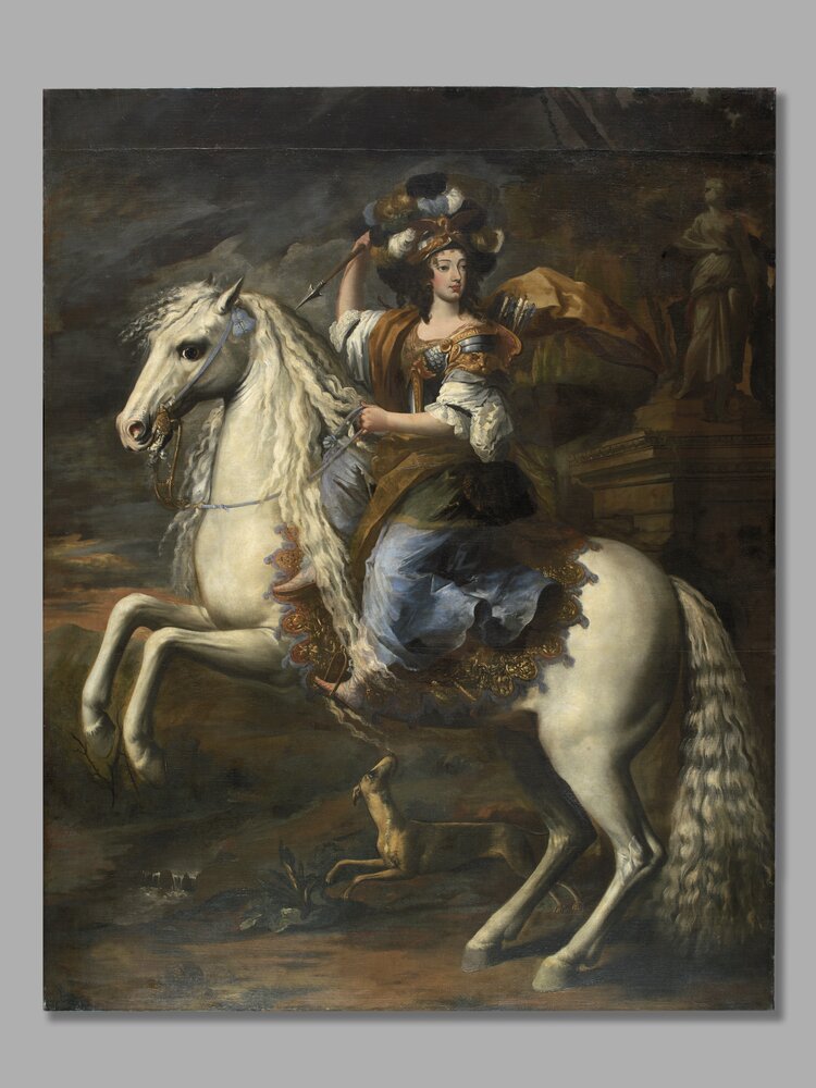 Racconigi, Castello, C. Dauphin, Portrait of Christina of France, inv. R 5657 - after restoration