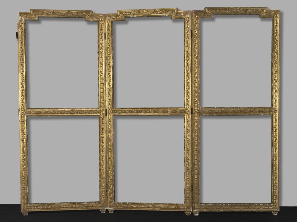 Hunting lodge of Stupinigi, Screen inv. 968 - during the restoration