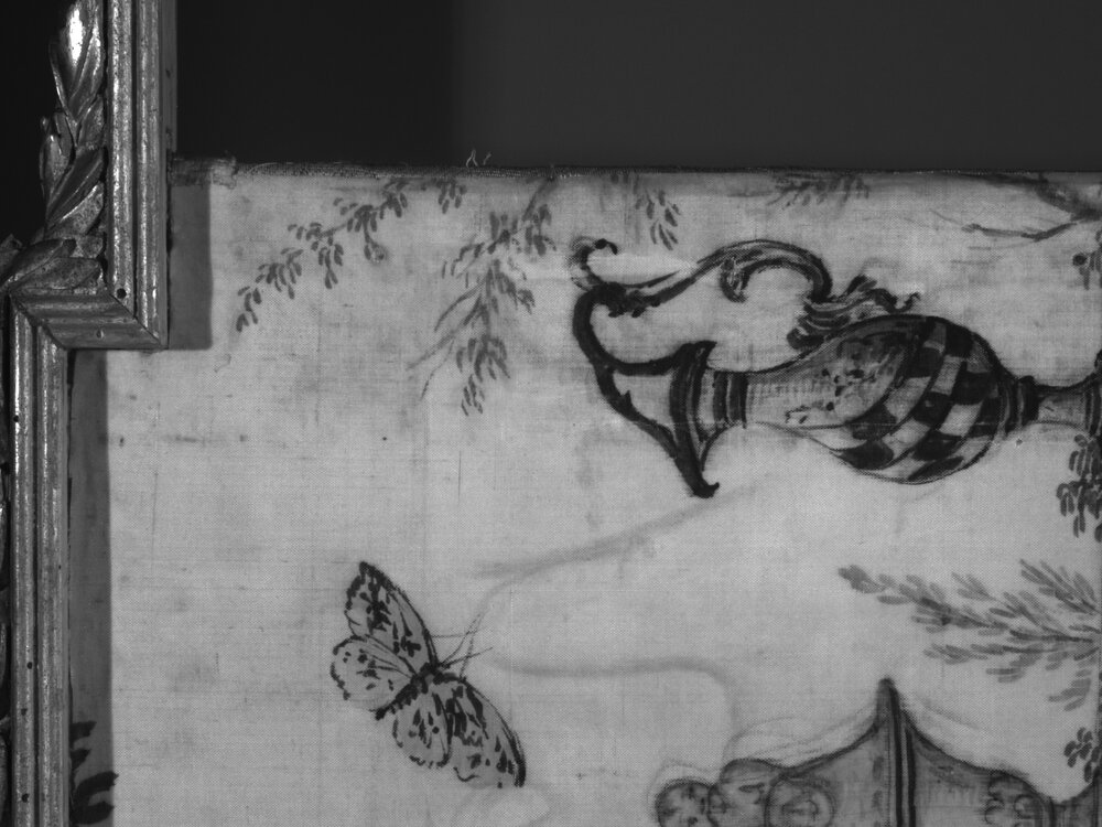 Hunting lodge of Stupinigi, Screen inv. 968 - infrared