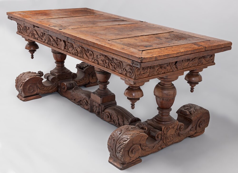 34-AL-2013_Venaria, Reggia, Tavolo, inv. 1139L (proprietà Museo Civico d'Arte Antica di Torino - Palazzo Madama)