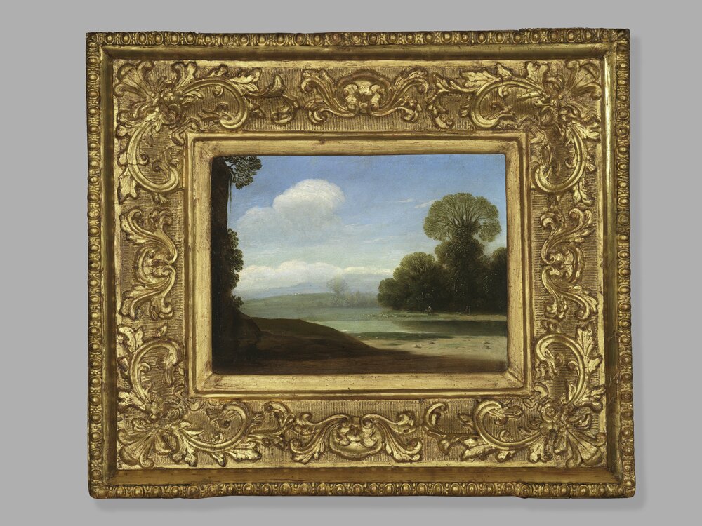 Galleria Sabauda, G. Wals, River landscape inv. 654 cat. 761a - after restoration