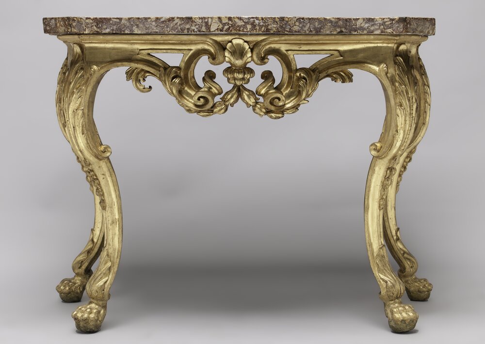 Stupinigi Hunting House, Wall Table inv. 1087 - after restoration