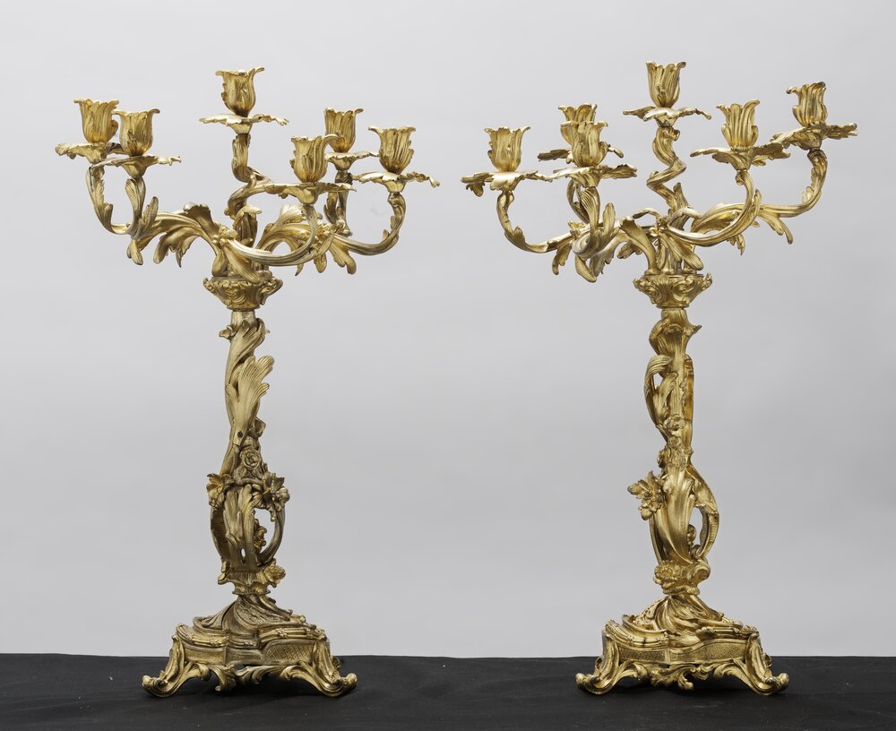 Stupinigi Hunting Lodge, Candelabro invv. 2560, 2561 - after restoration