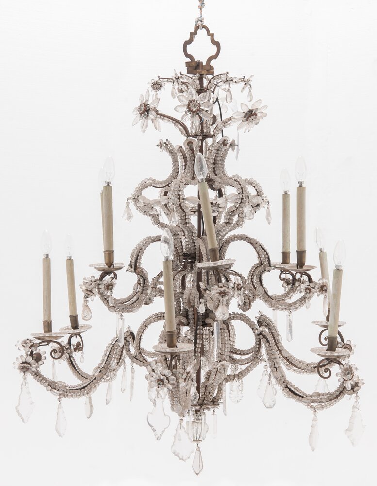 17mc20-MC-2013_Nichelino, Palazzina di Caccia di Stupinigi  (sala degli Scudieri), Lampadario, inv. 471