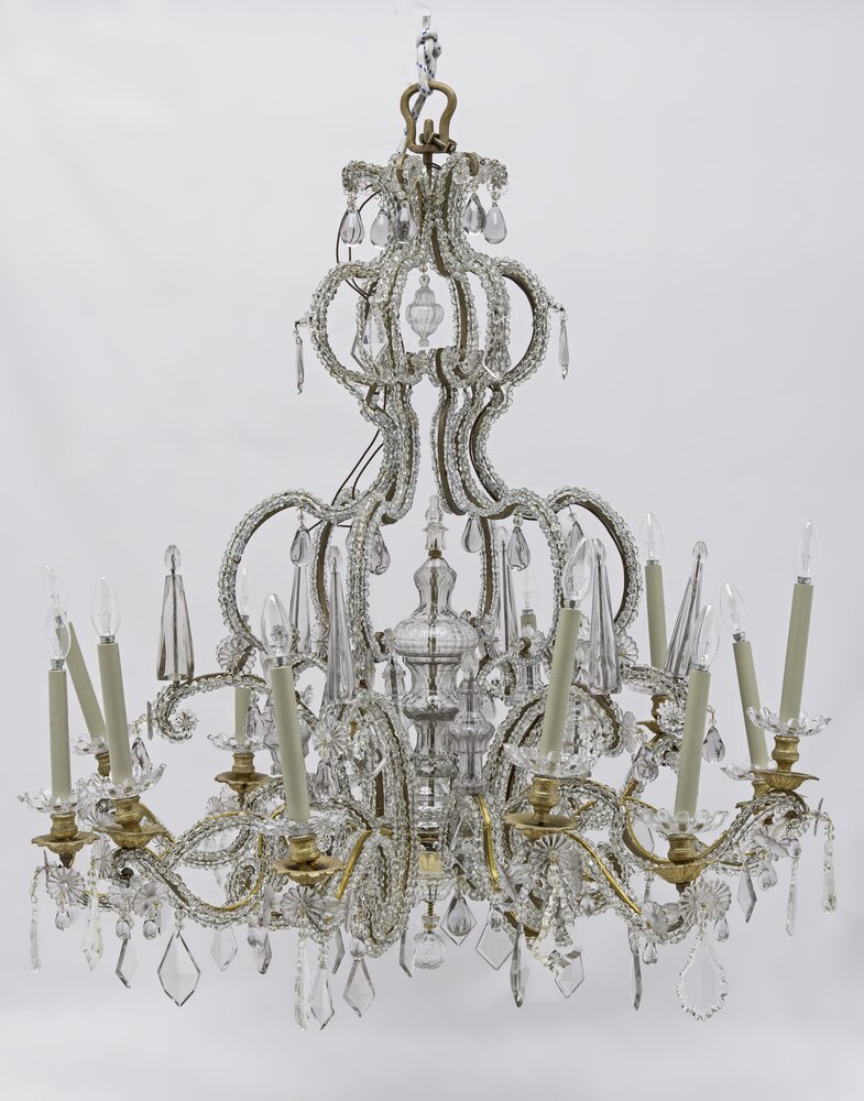 Hunting house of Stupinigi, chandelier anti-bucket S. Uberto - after restoration