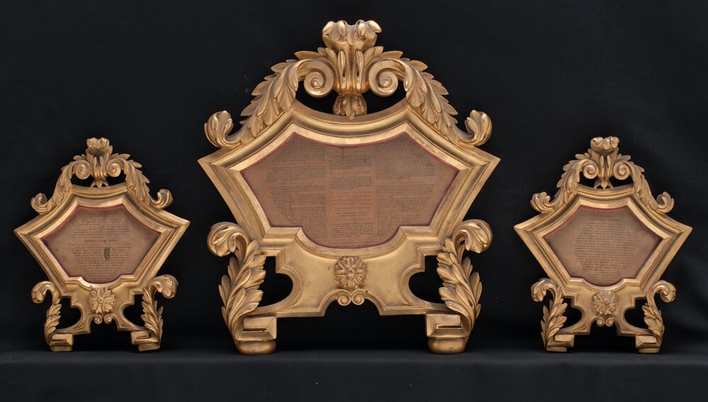 17mc22/23/24-CA-2013_Nichelino, Palazzina di Caccia di Stupinigi, Cartaglorie, inv. 488, 489, 490